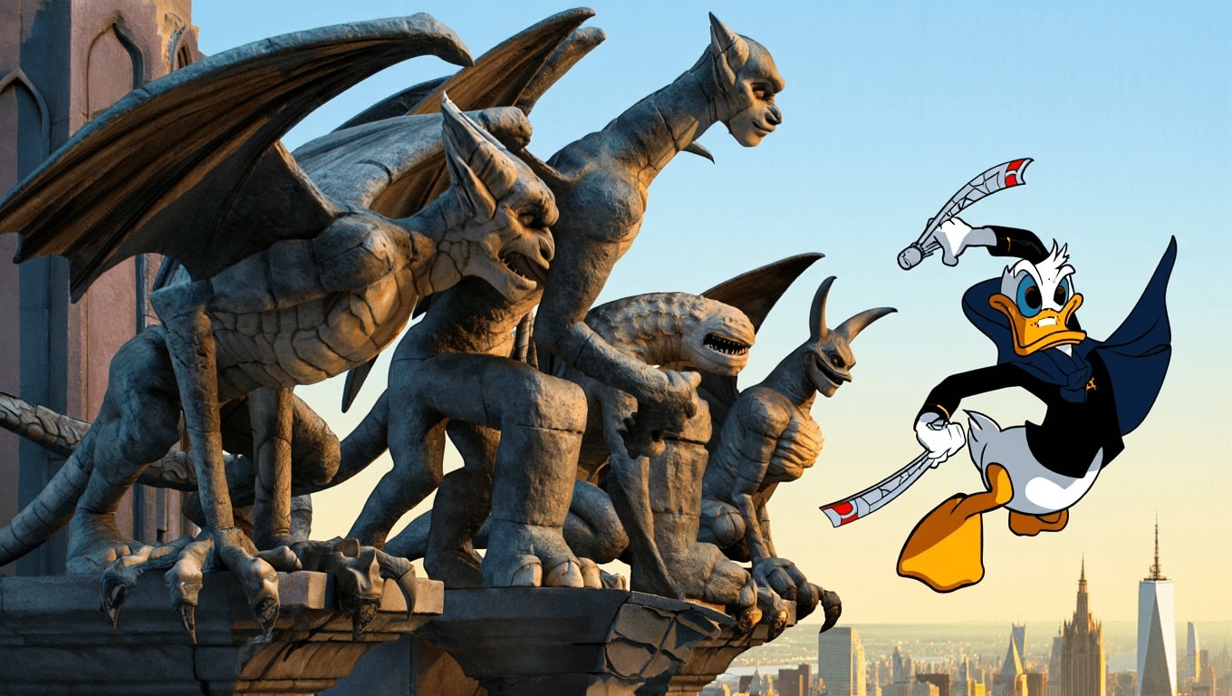 Gargoyles/Darkwing Duck #4 Preview: St. Canard's Quacktastrophe Begins