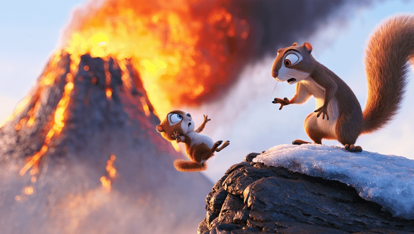 Ray Romano, Denis Leary & Queen Latifah Tease ‘Ice Age: Boiling Point’: Scrat The Squirrel’s Baby, An Active Volcano & More – CinemaCon