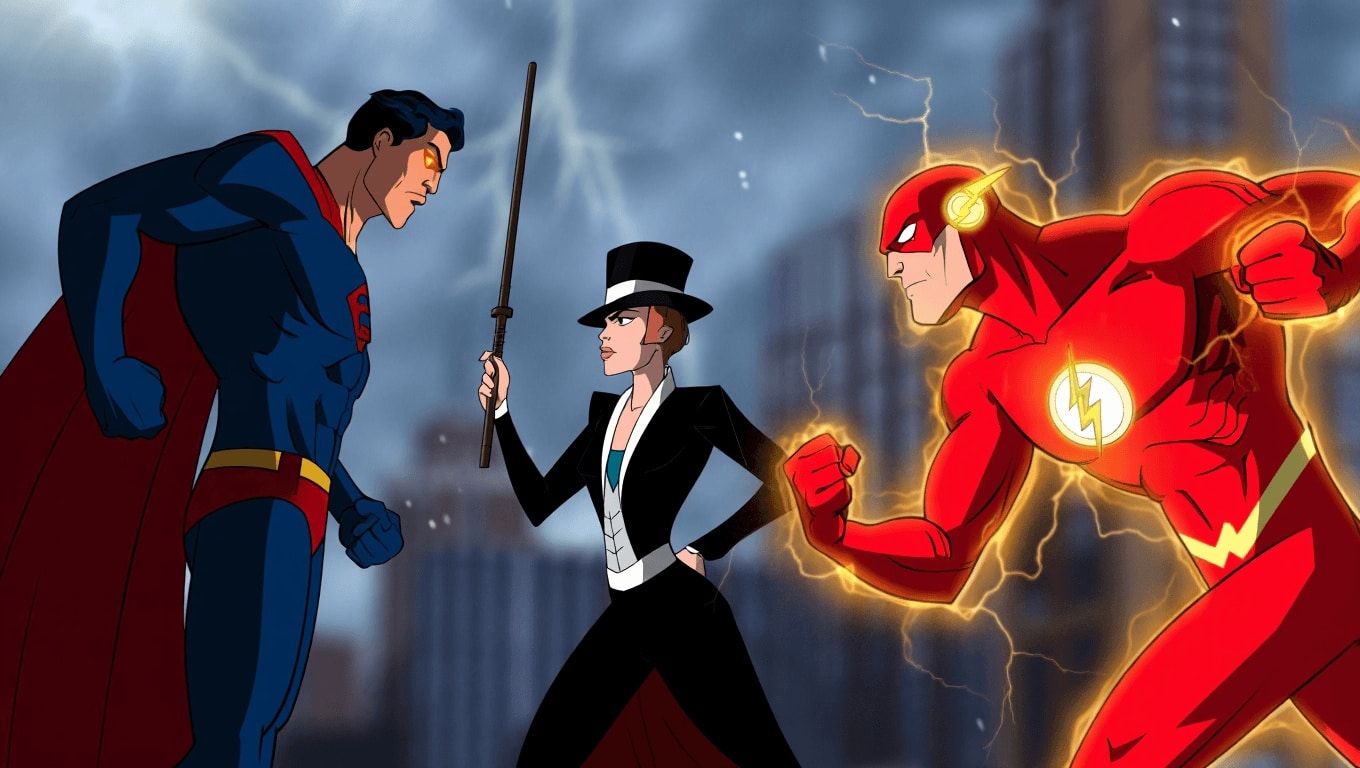 From K.O. To Crisis: Justice League, Zatanna, Flash & Superboy-Prime