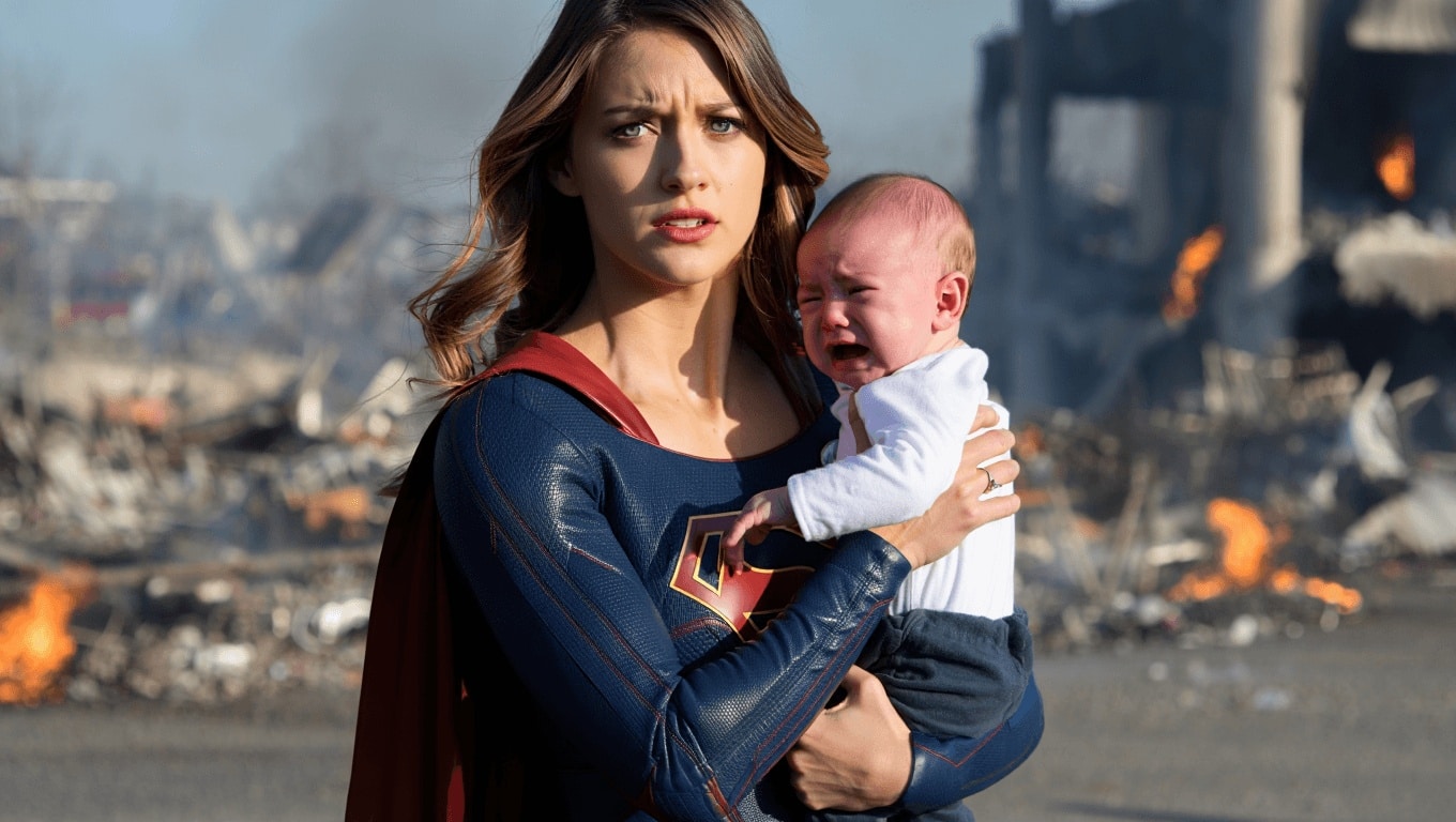 Supergirl: Survive #1 Preview: Babysitting at the End of the World