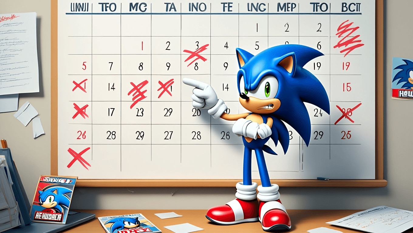 Sonic The Hedgehog Is Running A Little Late From DC Comics