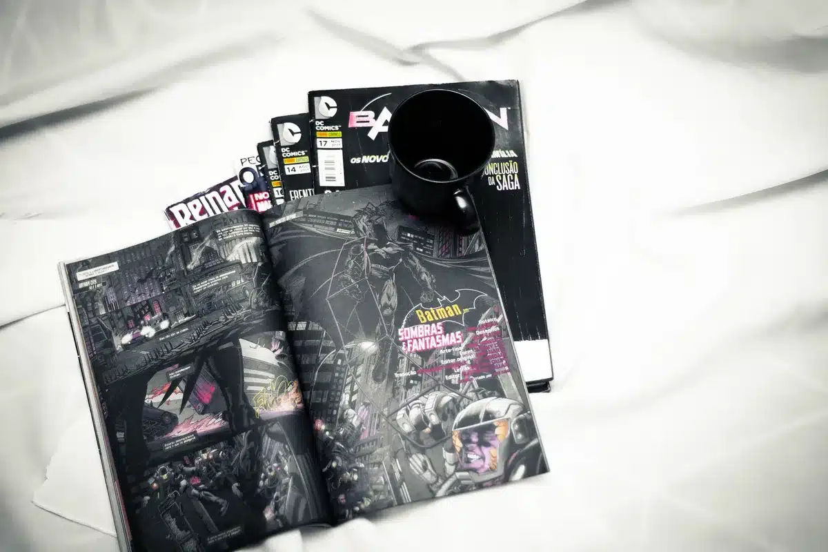 Premium Batman comic book edition on display shelf