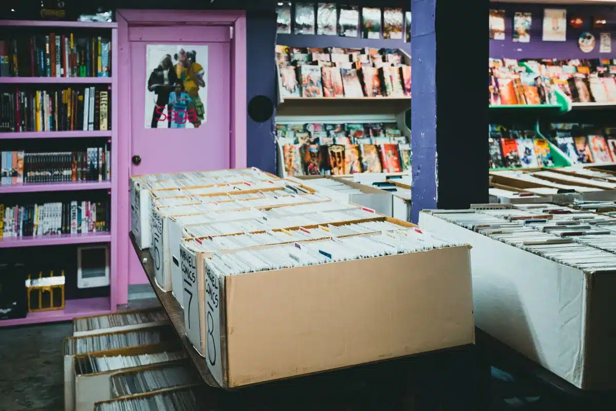 A chart or graph showing sales trends and collector demand for comic books and variant covers.