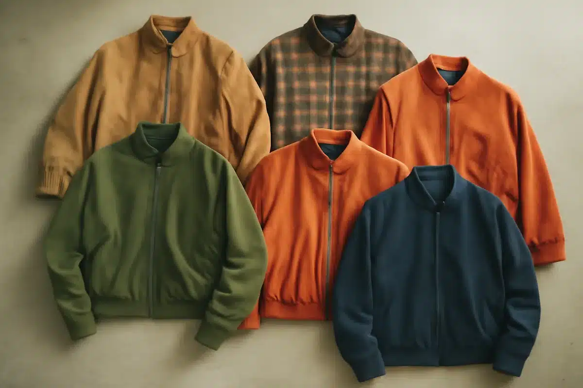 Fall 2026 jackets embrace stand collars, suede, and bubble hems for fresh outfits