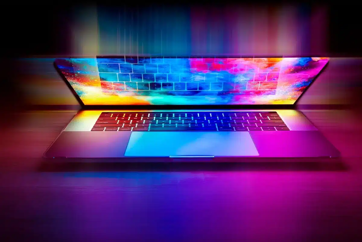 Laptop showing prediction market odds and charts