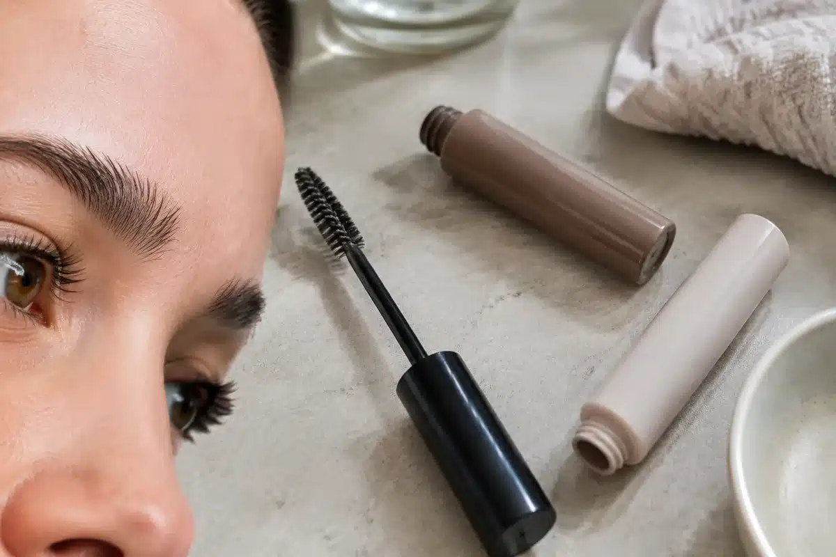 '90s feathered eyebrow gaps are 2026's most effortless makeup trend