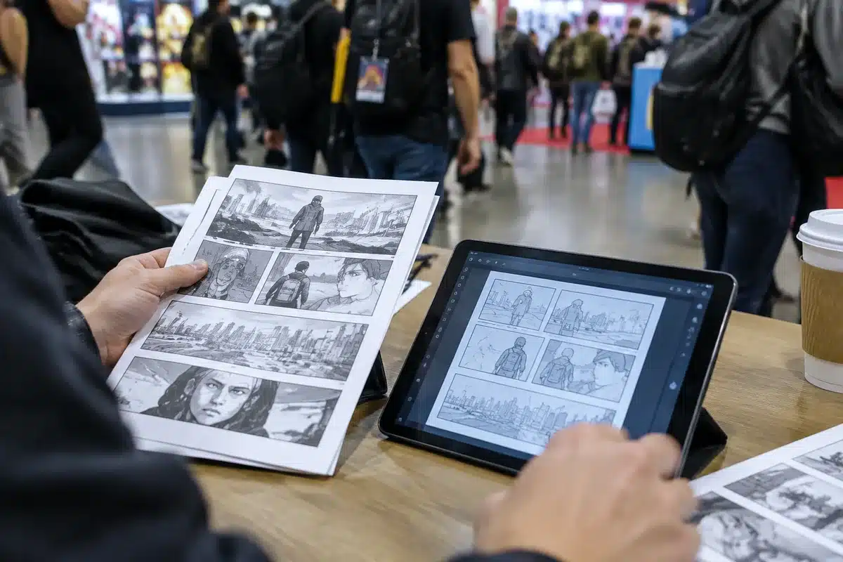 AI graphic novels spark debate at NYCC and Frankfurt book fair